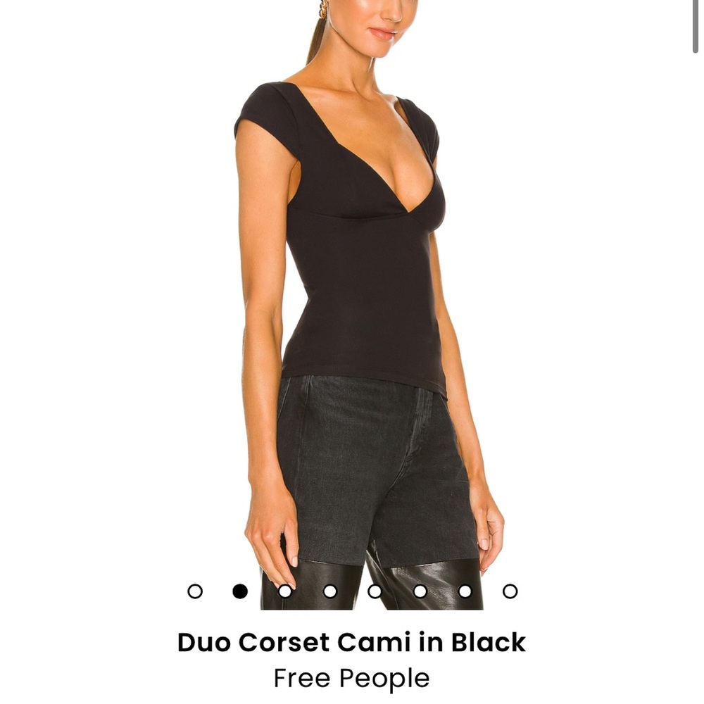 Free people black top still selling original price online